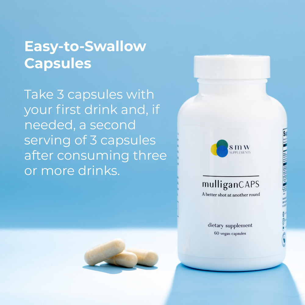 Mulligan Caps absorption technology graphic highlighting efficient nutrient uptake