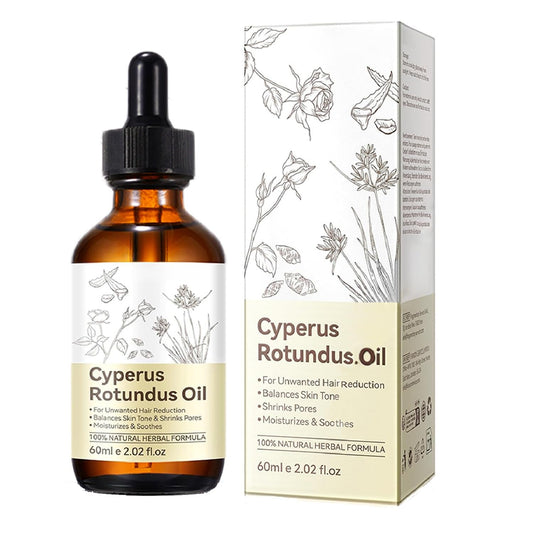 MULPG Cyperus Rotundus Oil bottle shown for post-removal hydration and smoother skin.