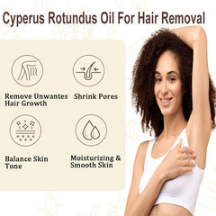 Close-up of dropper releasing MULPG Cyperus Rotundus Oil for nourishing, non-greasy moisture after shaving.