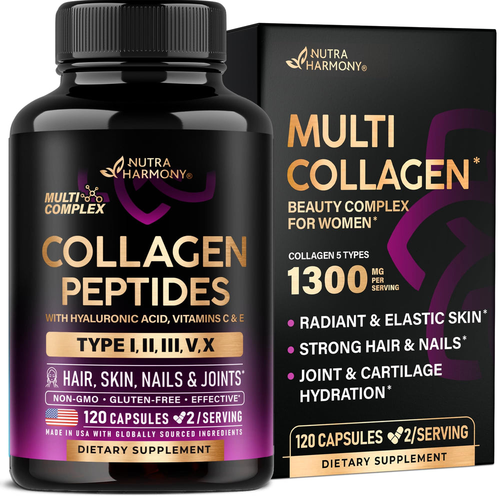 Front view of Multi Collagen Peptides bottle