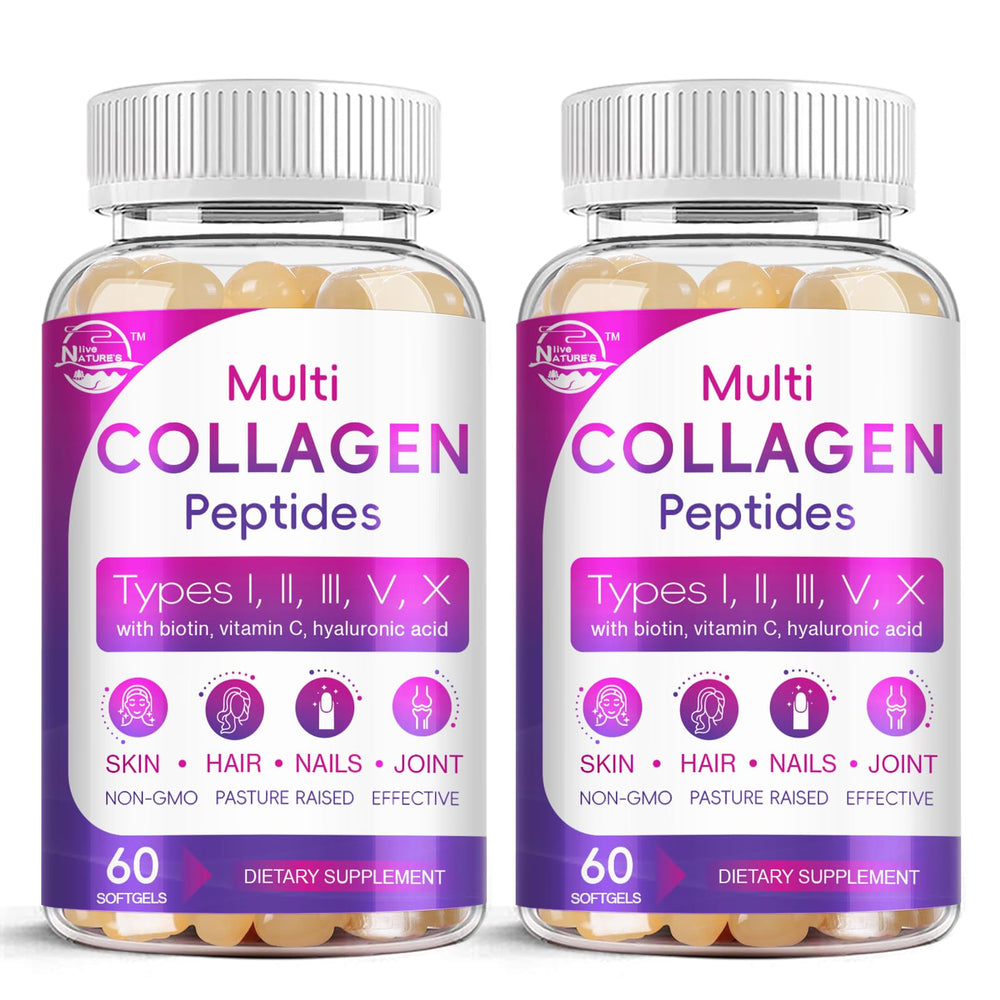 Bottle of Multi Collagen Peptides Softgels