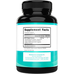 Close-up of hydrolyzed collagen capsules