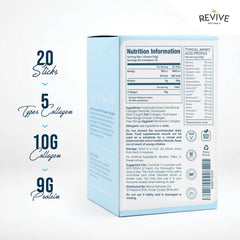 Back nutrition panel on the Multi Collagen Packets