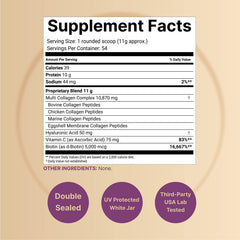 Packaging box for Multi Collagen Protein Powder 600g