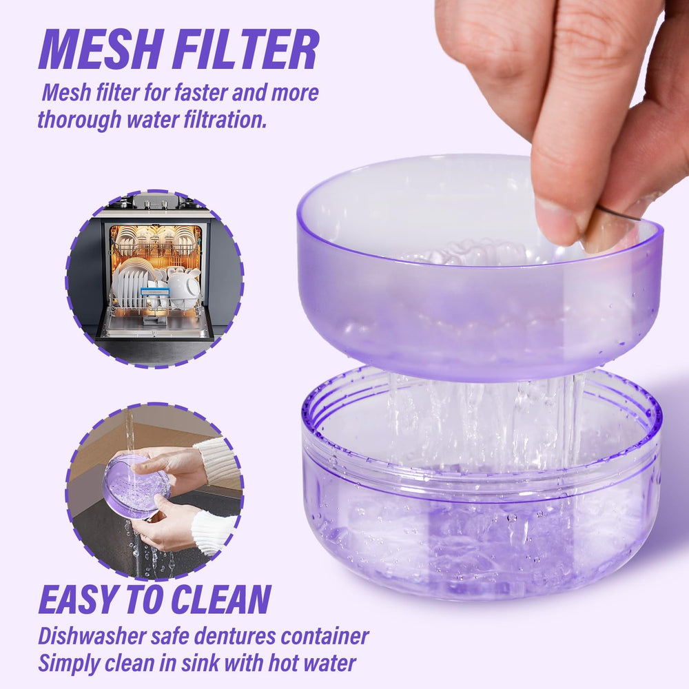 Multi-use denture cup for storing jewelry and small items