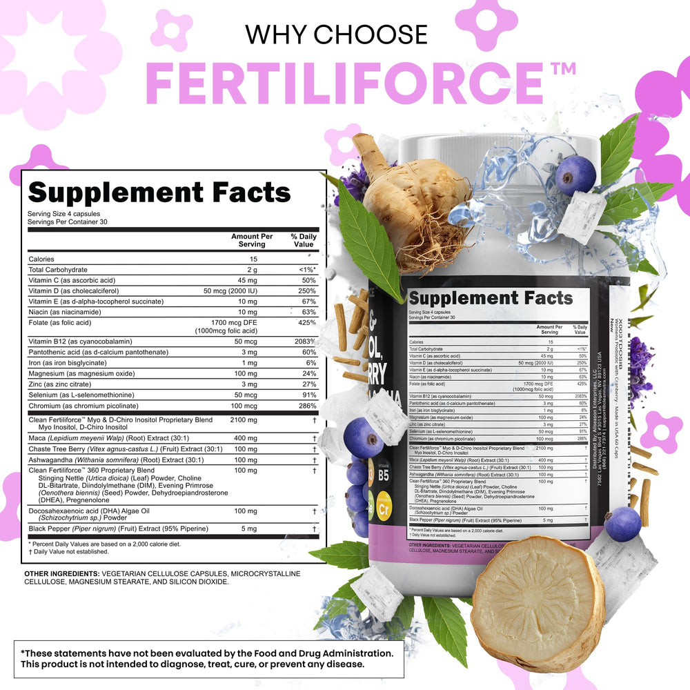 Multi-nutrient formula including B vitamins, Iron, Zinc, Selenium, Folate