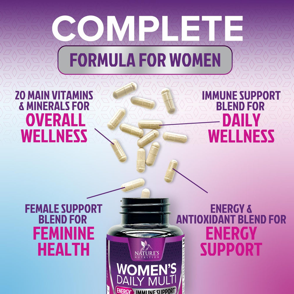 Front view of the Multivitamin for Women packaging