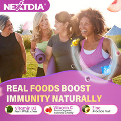 Immune boost and energy with B vitamins and probiotics