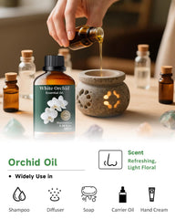 Epsom salt bath with White Orchid Essential Oil