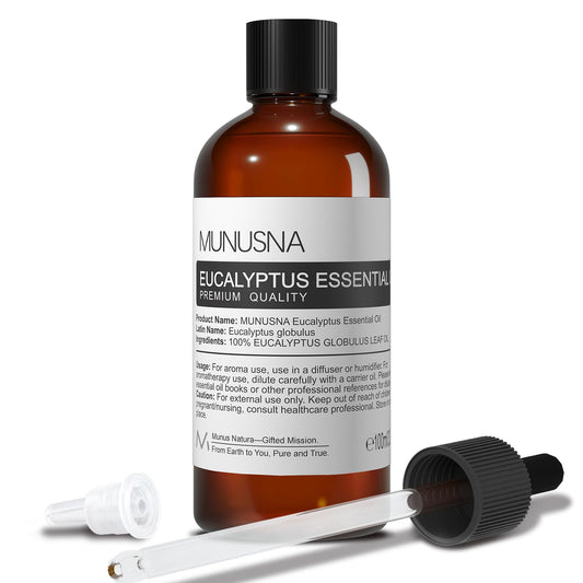 MUNUSNA Eucalyptus Essential Oil 100ML bottle