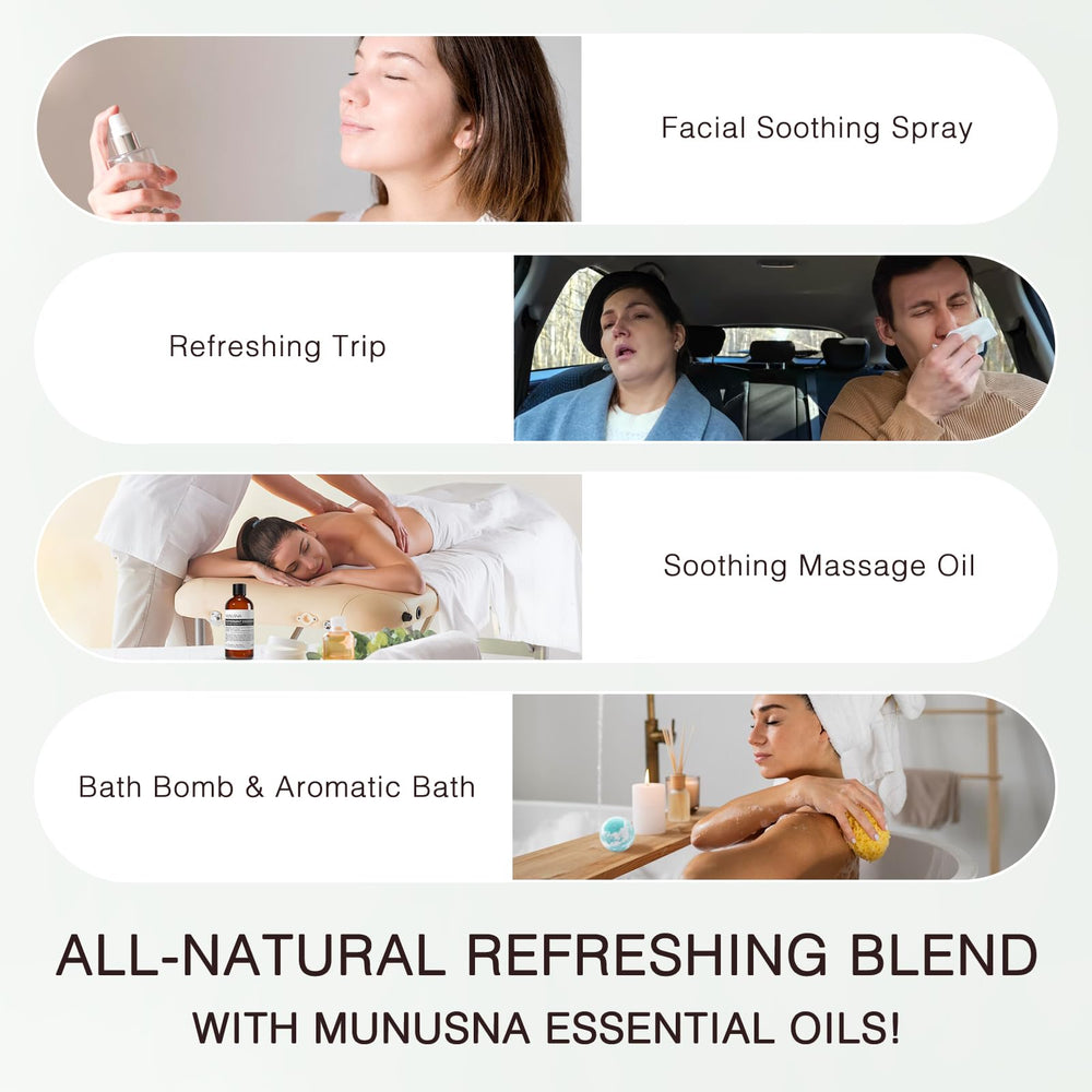 Peppermint oil for skin care application