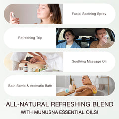 Peppermint oil for skin care application