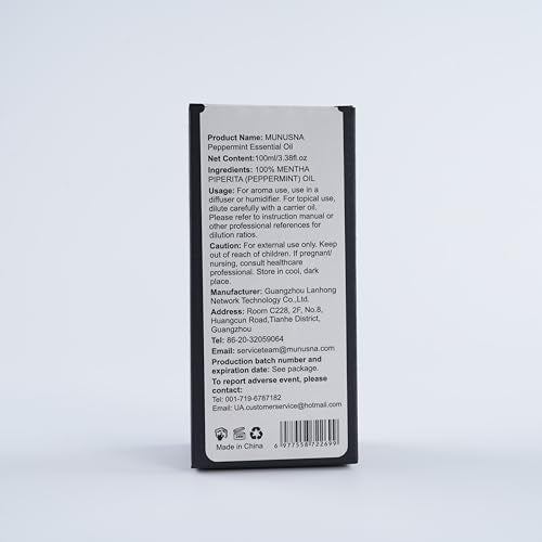 Gift-ready packaging featuring peppermint essential oil