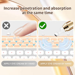 MUOCOBU caffeine eye serum packaging box presents premium eye care solution
