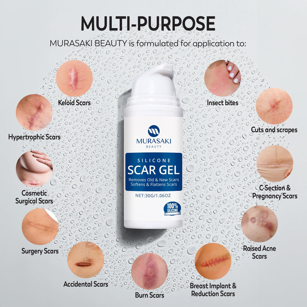 MURASAKI BEAUTY scar gel packaging is recyclable for eco-friendly use