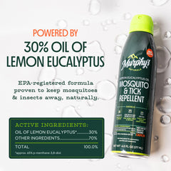 Murphy's Naturals family-friendly use during hiking and camping adventures.