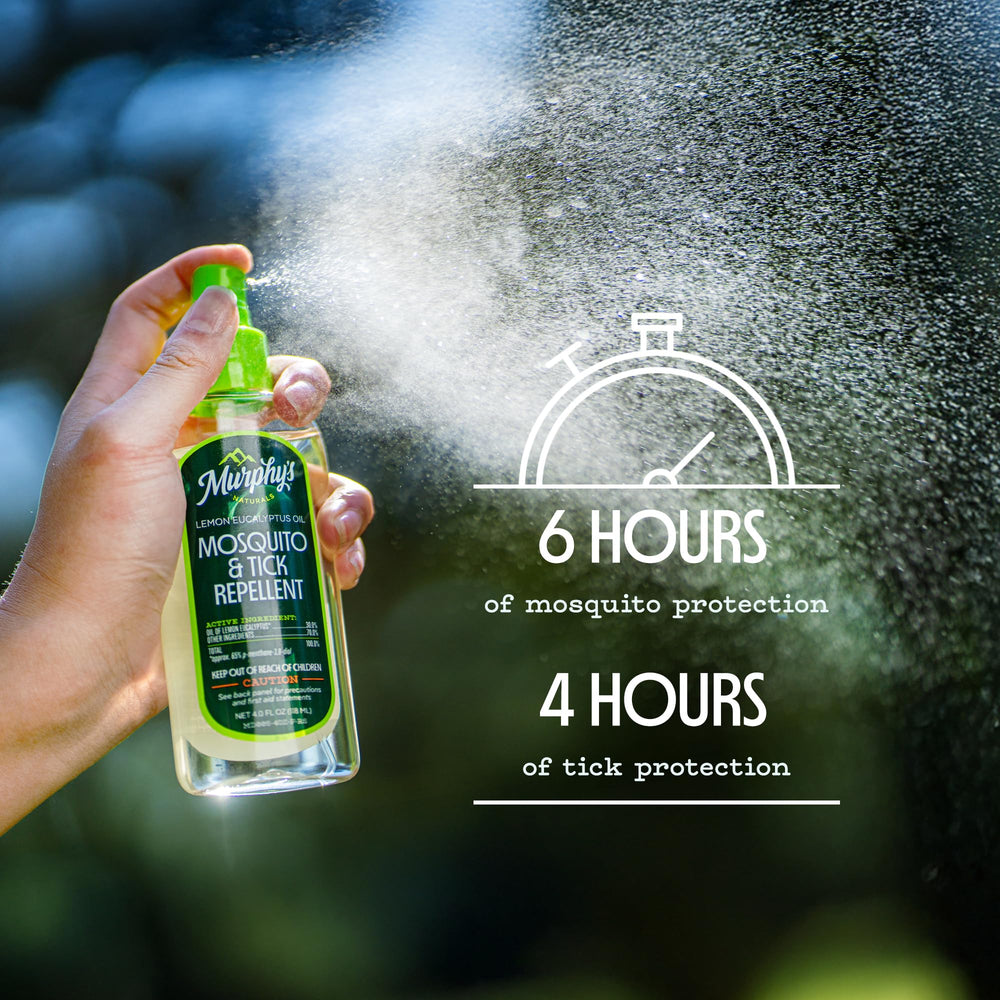 Murphy's Naturals outdoor-gear spray on clothing helps mask scents to deter pests.
