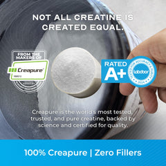 Muscle Feast Creapure Creatine scoop for precise daily dosage.