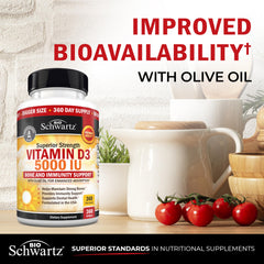 Vitamin D3 5000 IU aiding healthy muscle function