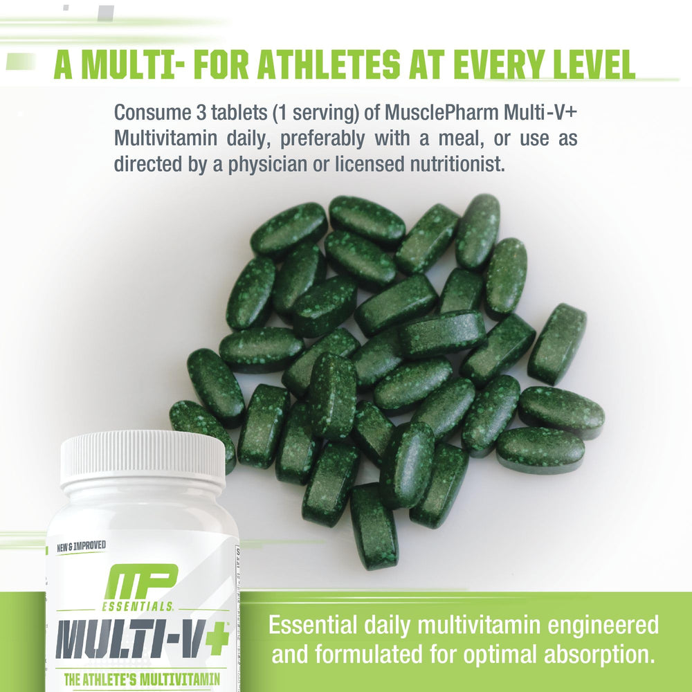 Vitamin and mineral spectrum included in Multi-V+