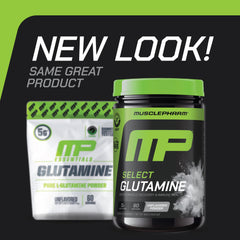 Glutamine powder being poured into liquid