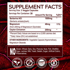 90-count MuseBeam Berberine capsules packaging