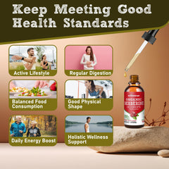 Usage directions for Musebeam Berberine HCL Drops