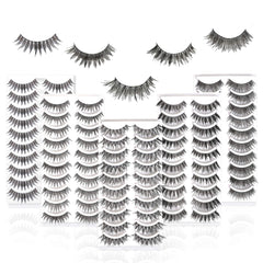 Muselash 50-pairs five-styles collection closeup for versatile day-to-night looks