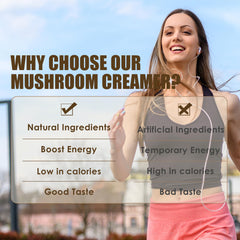 Turkey Tail mushroom extract in creamer