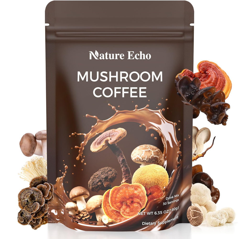 Mushroom Coffee 11 in 1 with Ashwagandha and multiple mushrooms ingredients