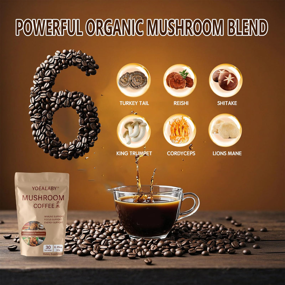 Organic Arabica coffee beans used in the blend