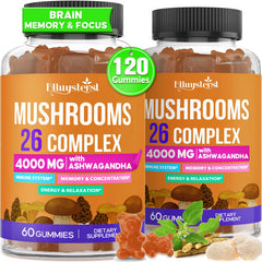 Front packaging of Mushroom Gummies for Adults 4000mg