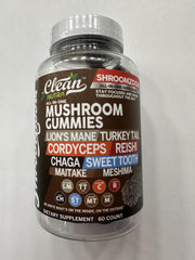 Immune support gummies featuring Lions Mane, Cordyceps and Reishi