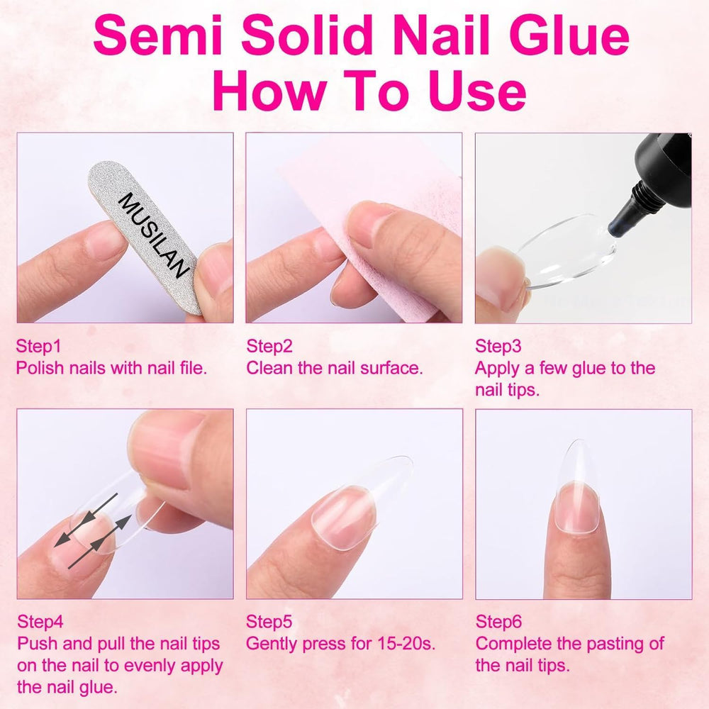 MUSILAN nail-art adhesion for quick, stylish looks