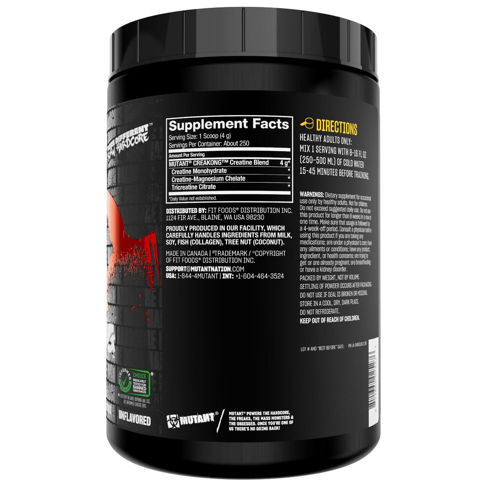 Mutant Creakong 300g packaging and logo