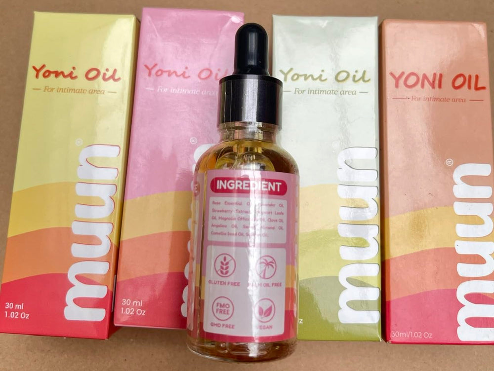 Muun Strawberry Intimate Oil after use leaves skin soft and comfortable.