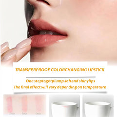 MVC Color Changing Lipstick iridescent sheen delivers luminous, plumping-like glow.