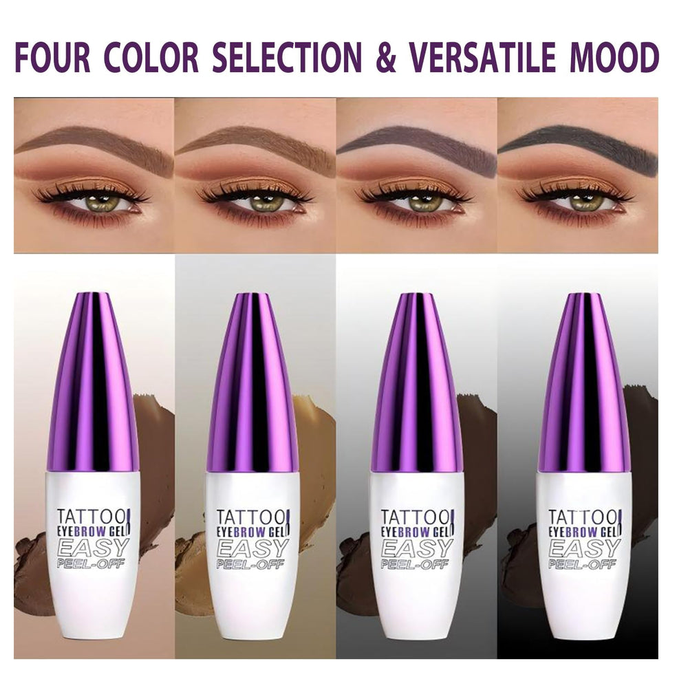 MVC Tattoo Eyebrow Gel 2-Pack waiting 20 minutes for color development.