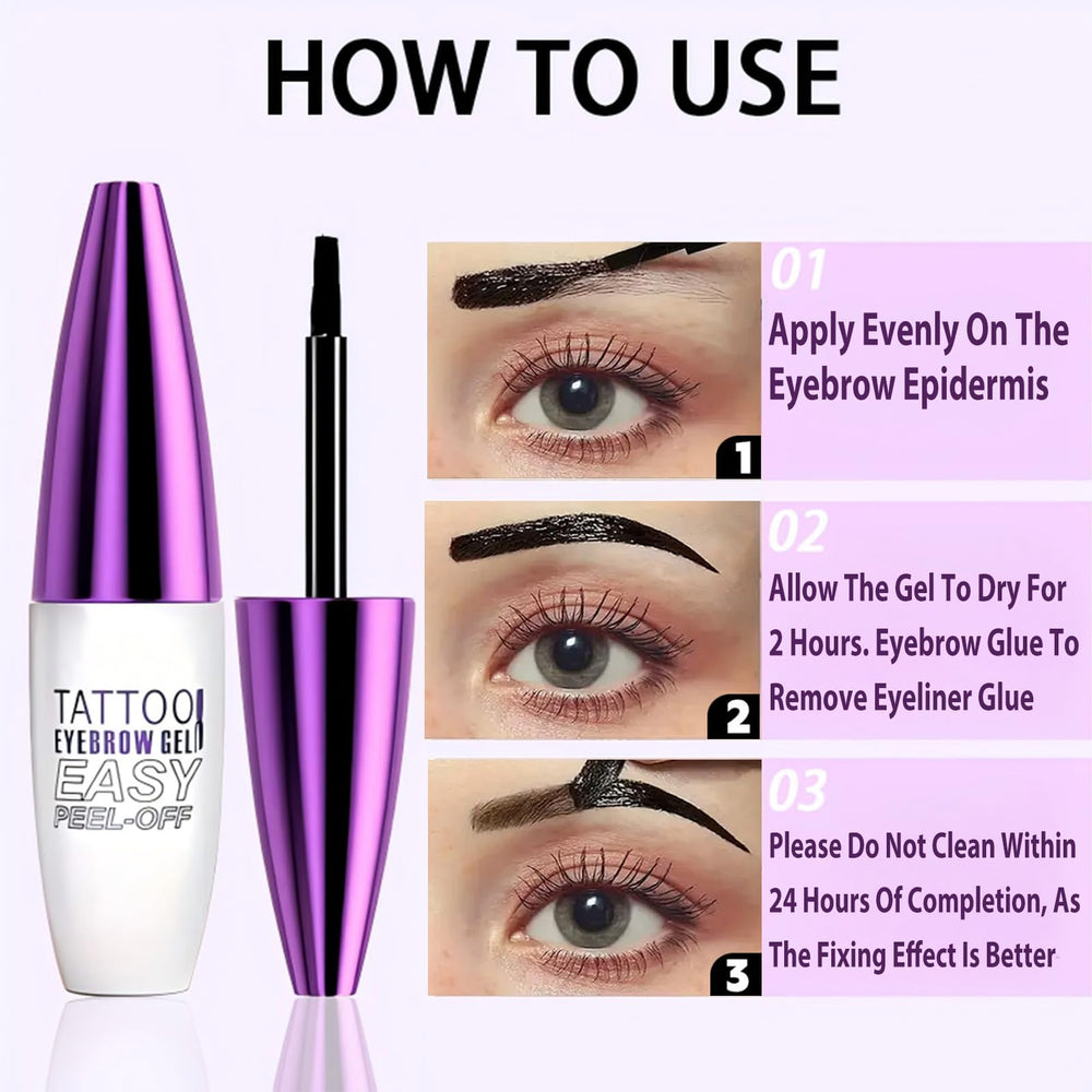 MVC Tattoo Eyebrow Gel 2-Pack waterproof formula resists sweat.