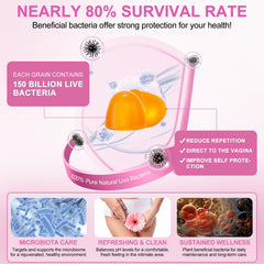 Product packaging front view of MXCZBSM Vaginal Probiotics Gummies
