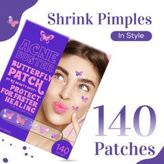 My Beauty Spot Rainbow Butterfly Patches reduce redness and absorb excess oil on blemished skin.
