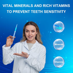 Whitening aftercare showing reduced sensitivity