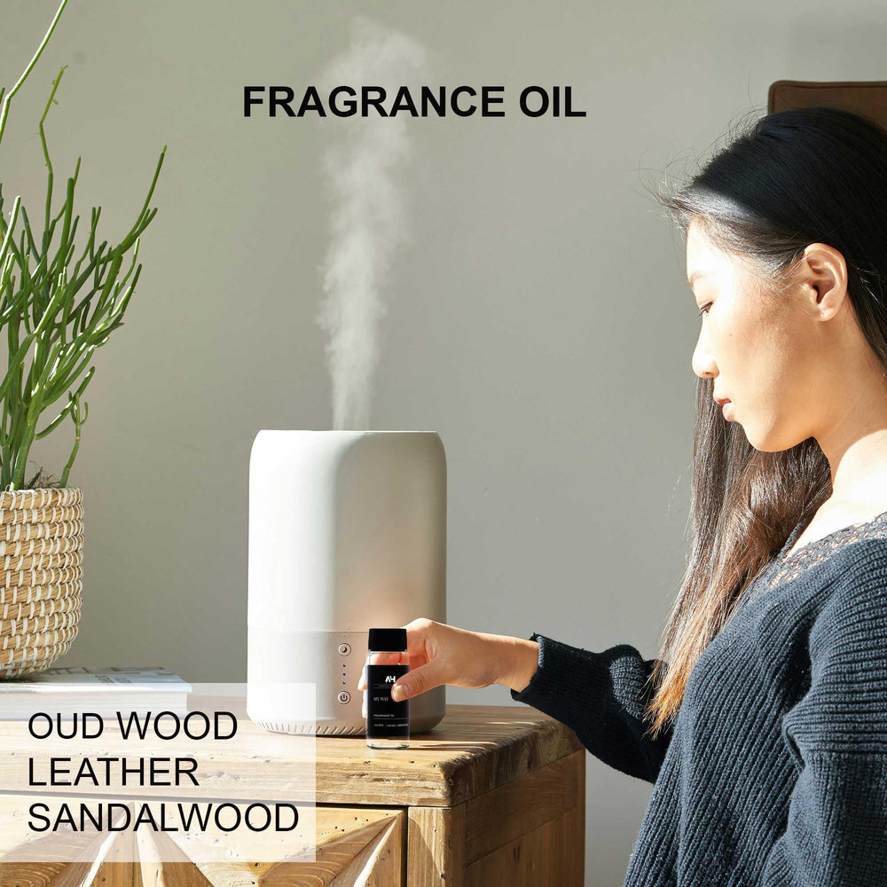 Elegant glass bottle of My Way diffuser oil with cap
