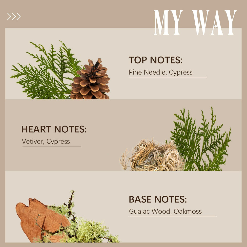 Close-up of My Way Diffuser Oil label