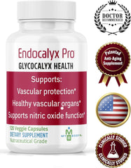 MYBODYRX Endocalyx Pro capsules close-up showing easy daily dosage
