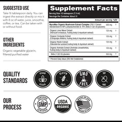 Close-up highlighting 70% Beta-Glucans on the MycoMax packaging