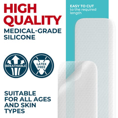 MYHELP scar sheets cut-to-fit for personalized scar coverage