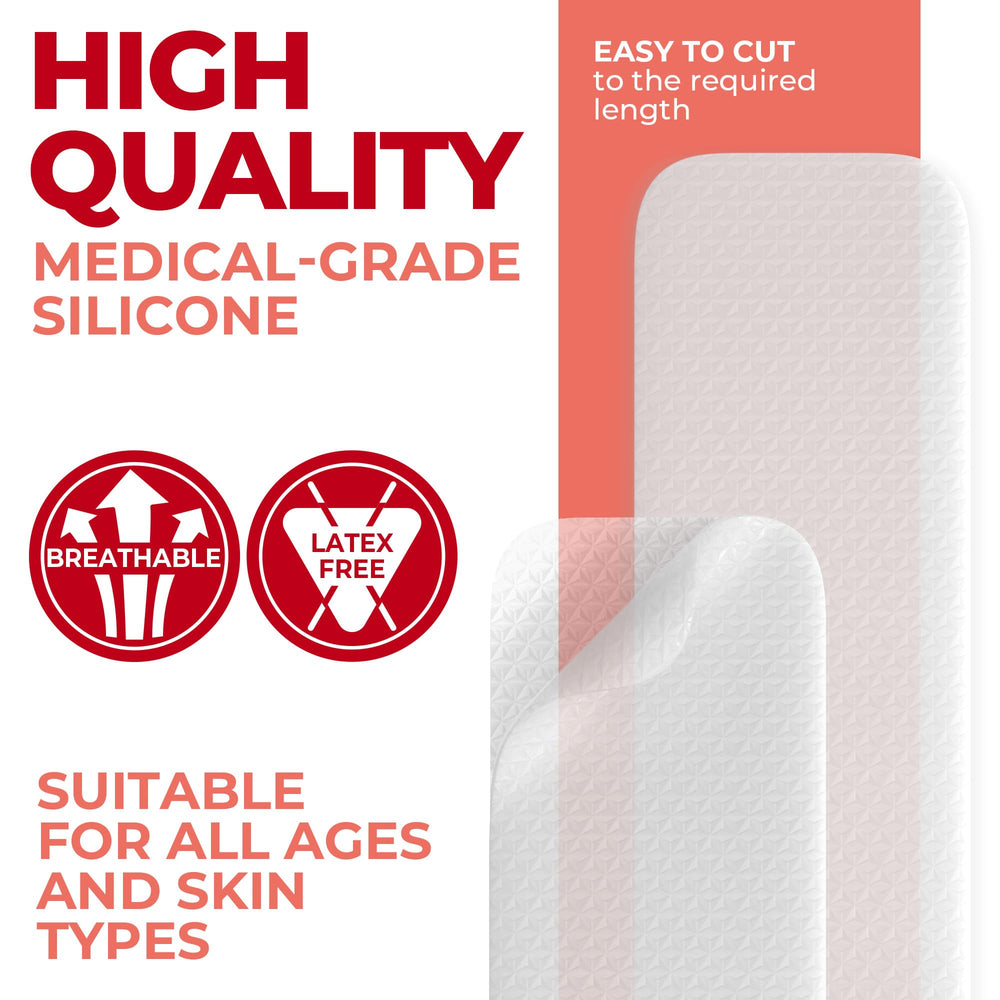 MYHELP waterproof scar sheets stay in place during showers and movement