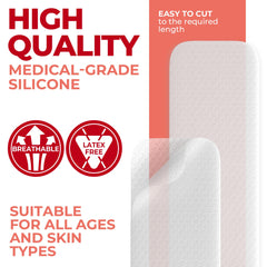 MYHELP waterproof scar sheets stay in place during showers and movement