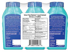 Mylanta 3-pack display highlights value for fast heartburn and gas relief.